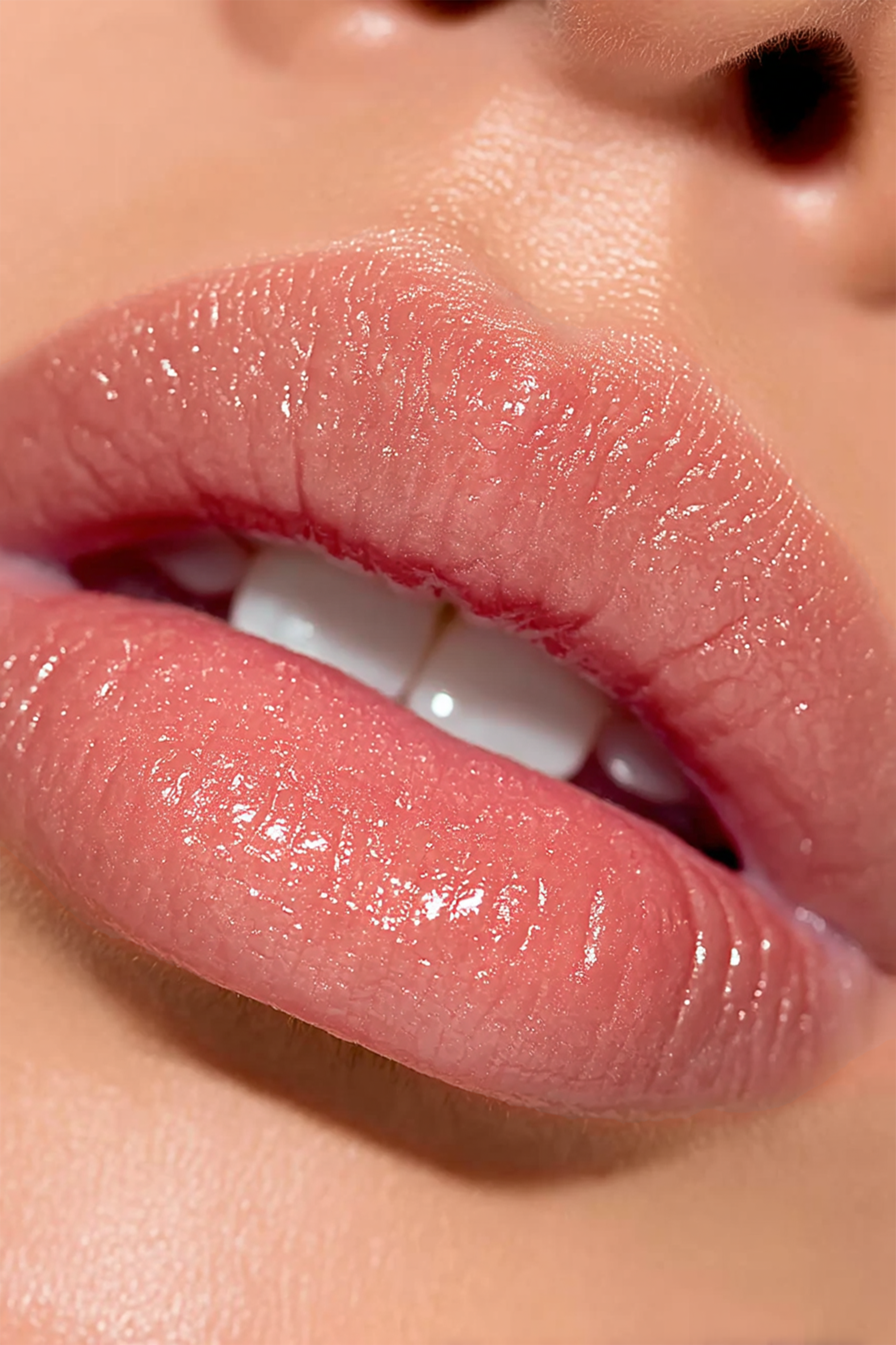 High shine lipstick