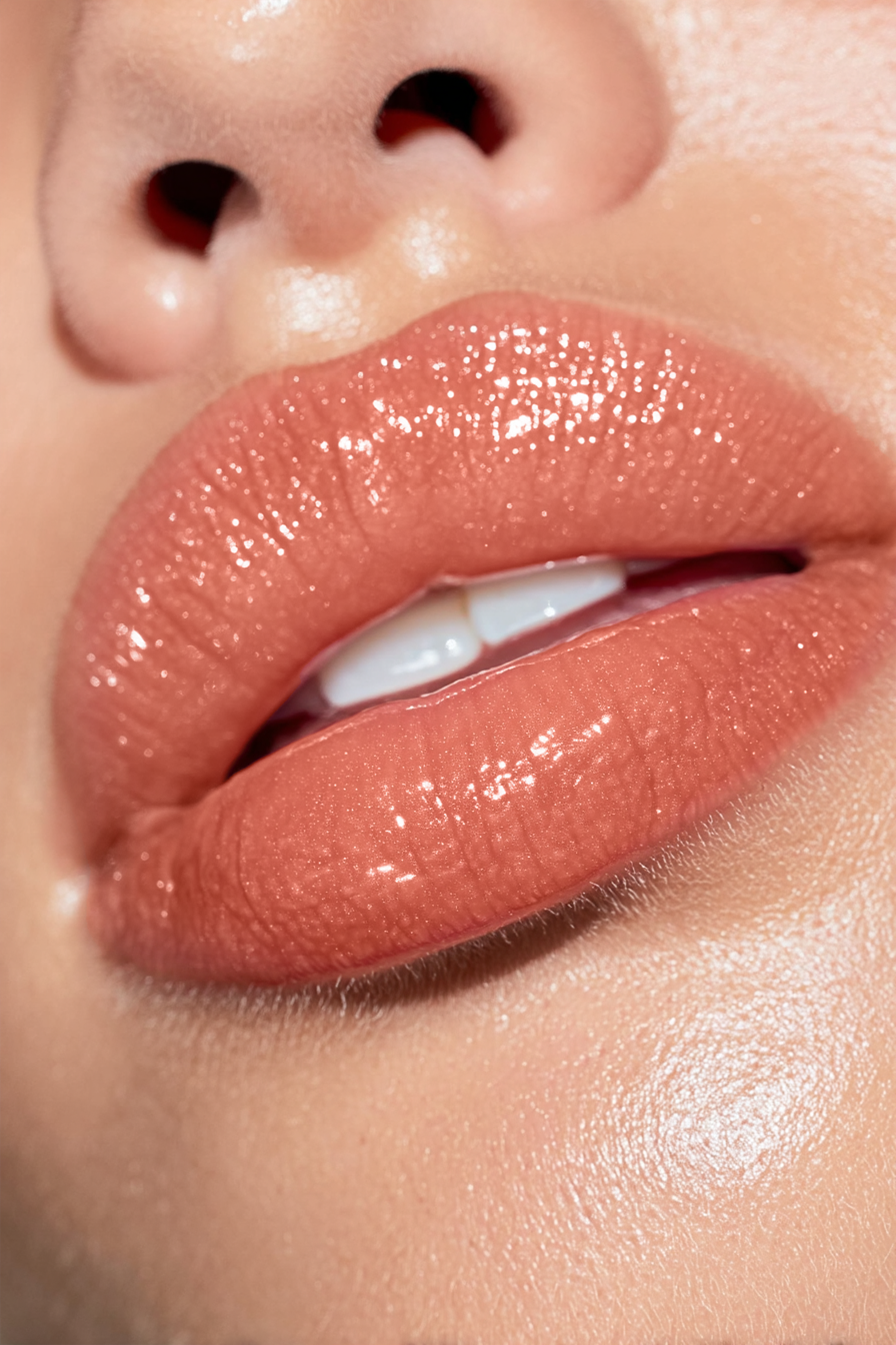 High shine lipstick