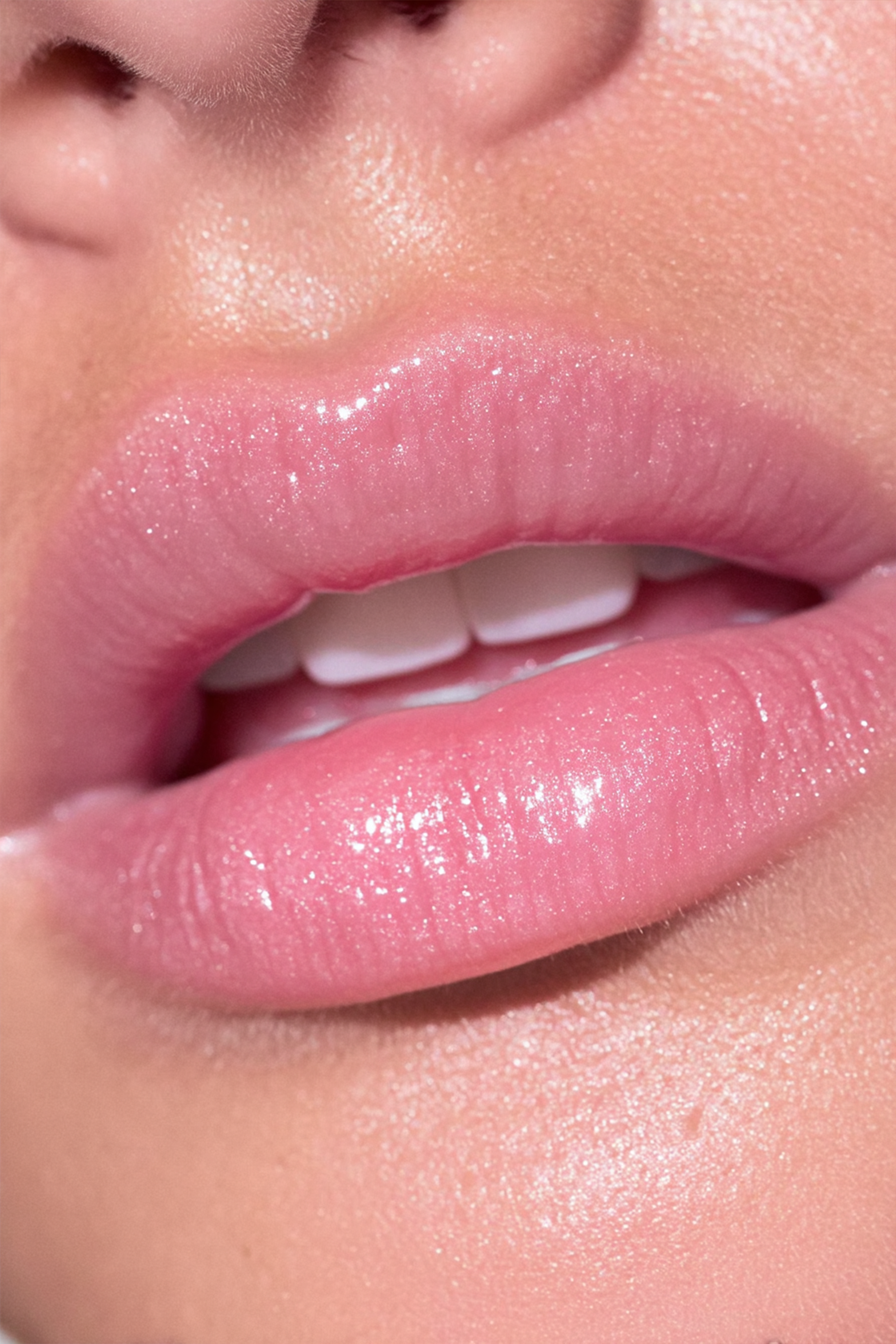High shine lipstick